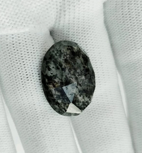 Pierre précieuse ovale facettée en quartz rutile noir AAA 25*18 mm 100% NATURELLE pour la fabrication de bijoux au prix de gros - Product Image 1
