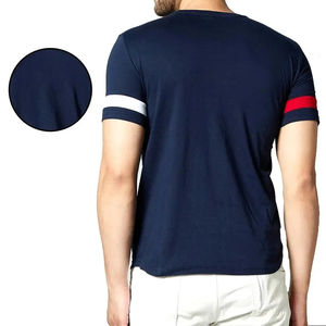 Camisetas de Hombre de Alta Calidad para Uso Casual, Ligeras, de Color Sólido, en Venta, con Logotipo Personalizado, Precio Económico - Product Image 3