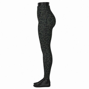Leggings de Yoga Personalizados para Mujer, Cintura Alta, Estampado de Leopardo, Pantalones Deportivos para Fitness - Product Image 5