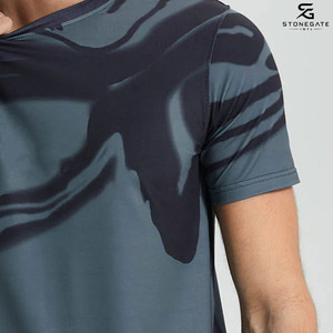 Camiseta Sublimada Personalizada para Hombre, Estampado Gráfico, Estilo Urbano Holgado, Manga Corta, Tela Suave, Ropa Deportiva Informal 2026 - Product Image 5