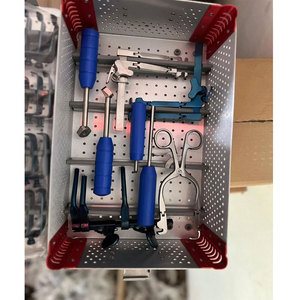 ชุดเครื่องมือผ่าตัดกระดูกสันหลังแบบอะโนไดซ์เต็มรูปแบบ Caspar Cervical Retractor - ชุดอุปกรณ์ผ่าตัด ACDF แบบใช้ซ้ำได้สำหรับหลายสัตว์พันธุ์ - Product Image 1