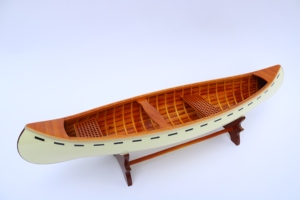 GIA NHIEN CO.LTD Vietnam PETERBOROUGH CANOE HONEY STAINED YELLOW Décoration d'intérieur rectangulaire, motif classique nature morte bateaux de pêche - Product Image 4