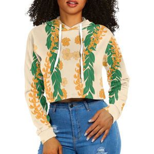 Breathable Quick Dry Casual Solid Color <b>Crop</b> <b>Top</b> sublimation <b>Hoodies</b> Comfortable High Quality sublimation <b>Crop</b> <b>Top</b> Hoodie - Product Image 1