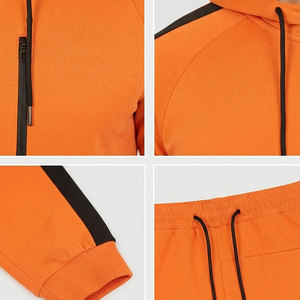 Comfortable Fit Men's Fitness Hoodie Regular Length Lining Design Best Selling Tracksuit Low Price Custom Vibrant Color Men <b>Set</b> - Product Image 4