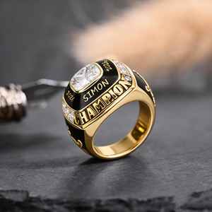Anillo de Campeón BOJ 01 Personalizado para Ganador de Liga y Fútbol de Fantasía, Anillo de Campeonato Personalizado para Ganador Consecutivo, Precio Bajo en Oferta - Product Image 4