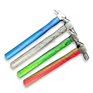 Marteau de précision pour la pose de clous, idéal pour les ferrailleurs, avec tête en acier et manche en bois, pour l'entretien des sabots et la ferrailleuseuse, destiné aux écuries et fermes équine. - Product Image 1