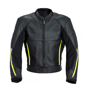 Chaqueta de motociclismo hecha de cuero o tela textil de primera calidad para una durabilidad prolongada. - Product Image 1