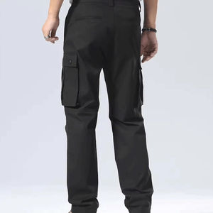Pantalones Cargo Casuales de Verano para Hombre, Fabricante OEM ODM, Ropa Urbana Elegante de Alta Calidad, 100% Algodón - Product Image 4
