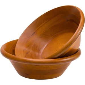 Juego de Tazones de Madera Maciza Tallada, para Servir Aperitivos, Tazón de Bambú Hecho a Mano, Ecológico, Vajilla para Mesa de Comedor - Product Image 3