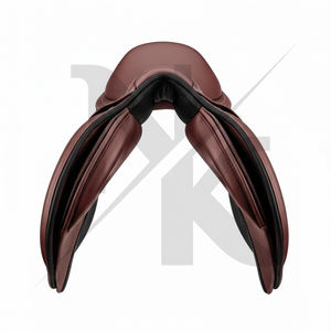 Silla de montar inglesa de cuero de vaca resistente de alta calidad con armazón de madera para exhibiciones y carreras de caballos, productos de la India. - Product Image 3