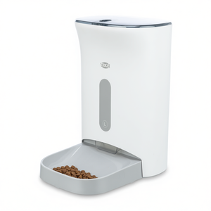 Comedero Automático para Mascotas Trikie 4.5 L Blanco Gris con Dispensador de Comida para Perros y Gatos - Product Image 2
