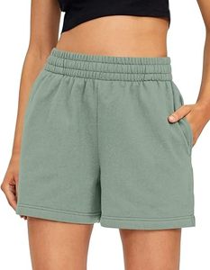 Custom <b>Women</b> <b>Shorts</b> Blank 100% Cotton Summer Clothing <b>Womens</b> Blank Drawstring Sweat <b>Shorts</b> Cotton Fleece Walking Girls Loose - Product Image 1