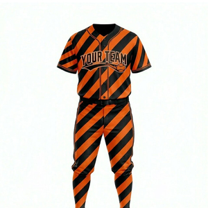 Dernier design, nouveau style, uniforme de baseball à manches courtes imprimé et respirant, qualité supérieure, couleur unie, en vente en ligne - Product Image 6