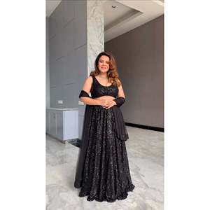 Designer Sequence Work Party Wear Lehenga Choli Vestidos de baile elegantes - Product Image 4