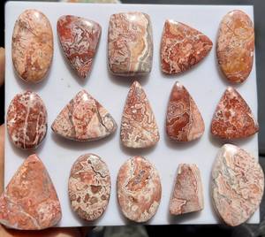 Wholesale Natural Rosetta Jasper Flatback Cabochons Polished Gemstone Lot for Jewelry Making MAHNAJ GEMS - Product Image 4