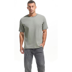 Custom Woven Label Plain T <b>Shirt</b> Men Premium Heavy Cotton 230gsm Personalized Brand Blank Wholesale Europe - Product Image 5