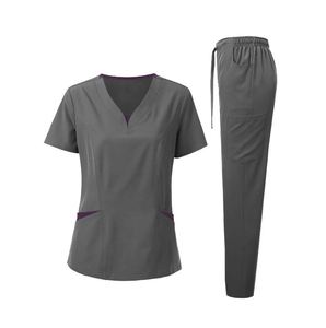 Uniformes Médicos de Alta Calidad para Enfermeras, Conjunto de Chaqueta y Pantalones Deportivos para Hospital - Product Image 2