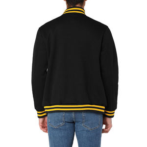 FIT2U WEARS Custom High Quality Men's <b>Leather</b> Sleeve Bomber Flight Baseball <b>Winter</b> Varsity <b>Jacket</b> Vintage Letterman Windproof - Product Image 2