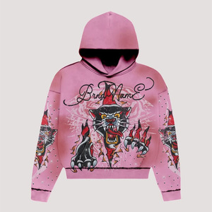 Sweat à capuche de sport pour homme personnalisable en impression 3D, coupe oversize, manches longues, pour l'été, sweats à capuche OEM - Product Image 2