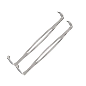 Juego de 2 Retractores Quirúrgicos de Doble Extremo, Instrumento Quirúrgico Manual con Certificación CE Clase I para Operaciones - Product Image 1