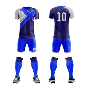 Premium Soccer Uniform Set Custom Printed Numbers <b>Names</b> Logos Breathable High Quality Polyester Fabric UniseX - Product Image 1