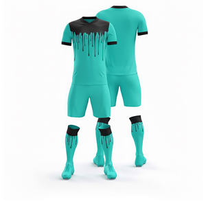 Tenue de football complète pour l'entraînement et la compétition, sublimée |   Tailles pour hommes, femmes et jeunes |   Vêtements de sport légers et à séchage rapide - Product Image 3