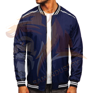 Men Winter <b>Light</b> <b>Weight</b> Polyester Vintage Windproof Waterproof Bomber <b>Jacket</b> Zipper Closure Bomber Winter <b>Jacket</b> - Product Image 5