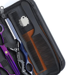 IMANS ENTERPRISES ชุดกรรไกรตัดผมสแตนเลสขนาด 5.5 นิ้วมีดโกนร้านตัดผมชุดเครื่องมือจัดแต่งทรงผมเครื่องมือมืออาชีพ - Product Image 2