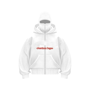 Meistverkaufter 100% Baumwoll-Herren-Kapuzenpullover mit Reißverschluss und integrierter Sturmhaube, Acid-Washed Streetwear Winter-Hoodie mit Tasche - Product Image 3