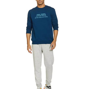 Sudadera cómoda de lana para hombre con acabado suave, sudadera para hombre para un estilo casual de temporada. - Product Image 4