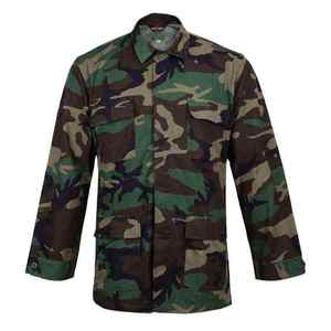 Ensemble uniforme camouflage unisexe de qualité supérieure, veste tactique en ripstop, pantalon, toutes saisons, polyester, coton, vêtements de garde - Product Image 2