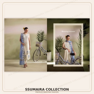 Colección de Césped Gul Ahmed Bagheecha 2026 |   3 Conjuntos de Trajes de Lino Bordados Estampados |   Ropa de Mujer Paquistaní al por Mayor - Product Image 6