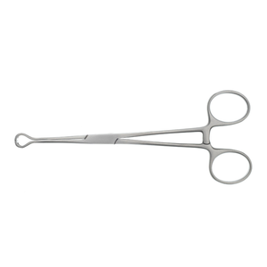 คีมจับผ่าตัด Babcock ขนาด 6-1/4 นิ้ว ปากกว้าง 9 มม. ทำจากเหล็กกล้าไร้สนิม ป้องกันการกระแทก สำหรับการจับยึดในงานผ่าตัด อุปกรณ์ทางการแพทย์ - Product Image 2