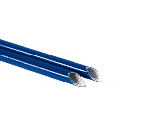 Manchon en fibre de verre recouvert de silicone coloré 600V, certifié RoHS, haute résistance à la traction pour câble basse tension - Product Image 1