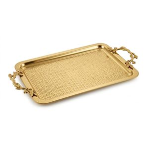 Bandeja de Servir Artesanal de Aluminio Fundido en Forma de Hoja, Plato Decorativo Plateado para Hotel, Restaurante, Vajilla al por Mayor, Botánico - Product Image 5