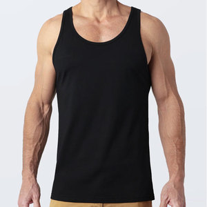 Running Tight Gym Tank <b>Top</b> Bodybuilding Muscle Fit <b>Longline</b> Custom Logo Screen Print Neck Breathable Quick Dry Knitted Plain - Product Image 5
