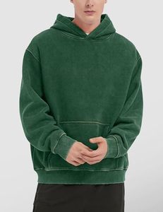 Felpa con Cappuccio da Uomo, <span class=keywords><strong>Stile</strong></span> Vintage Retrò, <span class=keywords><strong>Abbigliamento</strong></span> Streetwear, Vestibilità Ampia e Distressed - Product Image 1
