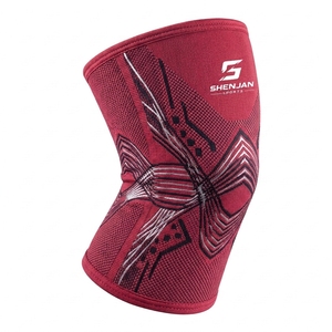 Tissu extensible respirant, design ergonomique et compression fiable pour un confort d'entraînement supérieur. Genouillères de haute qualité. - Product Image 1