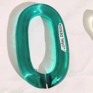 Decoración de pared de eslabones de resina, decoración de pared de cadena de resina, decoración de cadena de resina, cadena colgante de resina para pared - Product Image 2