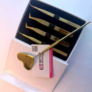 แหนบต่อขนตา Volume /45 Slim Long GETUP BROSONS IMPEX สแตนเลสสตีล ปลายเรียบ 10 มม. ทนทาน ป้องกันแม่เหล็ก - Product Image 6