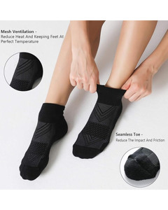 ถุงเท้าข้อเท้าผู้ชายเนื้อนุ่มระบายอากาศได้ดี ลายการ์ตูน ให้ความสบาย ยืดหยุ่น ทนทาน แห้งเร็ว เหมาะสำหรับเล่นกีฬา - Product Image 3