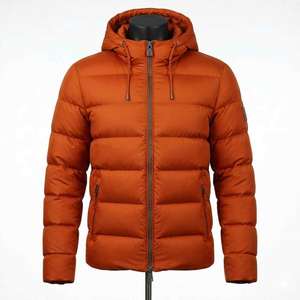 High Quality Hooded Puffer Jacket Men Thick Warm Coat OEM ODM Puffer Jackets Supplier <b>Winter</b> Bubble Jackets - Product Image 1