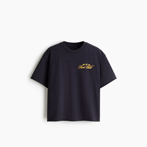 Camiseta de hombre de corte ancho, estilo urbano oversize, hombros caídos, de algodón, informal, venta al por mayor personalizada - Product Image 5