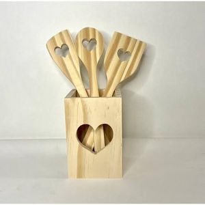 กล่องเก็บช้อนส้อมไม้ SHIMOYAMA กล่องใส่ตะเกียบสำหรับวางบนโต๊ะ ใช้ในครัว ร้านอาหาร โรงแรม - Product Image 2