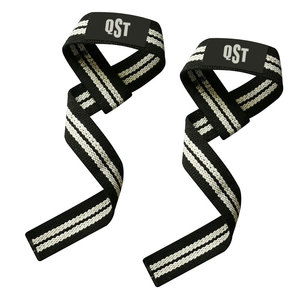 Cotton Wrist Straps With Grip Heavy Duty Weightlifting Powerlifting Straps For Gym <b>Strength</b> <b>Training</b> - Product Image 5