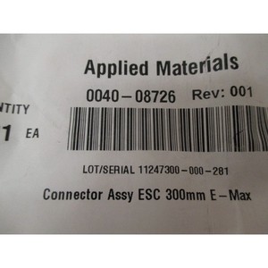 2 AMAT 0040-08726 Ensemble de connecteurs ESC 300MM E-Max - Équipements et pièces semi-conductrices d'occasion fiables à l'échelle mondiale - Product Image 6