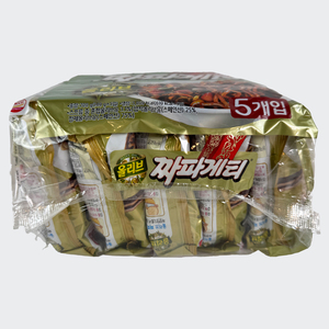 K-brand Nongshim Chapagetti Korean Instant Noodles 140g Family <b>Pack</b> Bulk Packaging Soybean Paste Stir-Fried Middle - Product Image 4