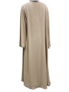 Eid Abaya Dubaï mariée robe de bal modeste femmes musulmanes arabe Sequin écologique respirant lait soie Maxi soirée islamique - Product Image 6