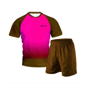 DAIZEN STAR Men's Soccer Jersey <b>Set</b> Gradient Color Sublimated Moisture Wicking Sleeveless Uniform Apparel Athletic Front Custom - Product Image 5