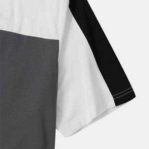 Camisetas de punto extragrandes para hombre OEM ODM con logotipo personalizado, tela 100% algodón, ecológicas, para verano, para adultos - Product Image 6